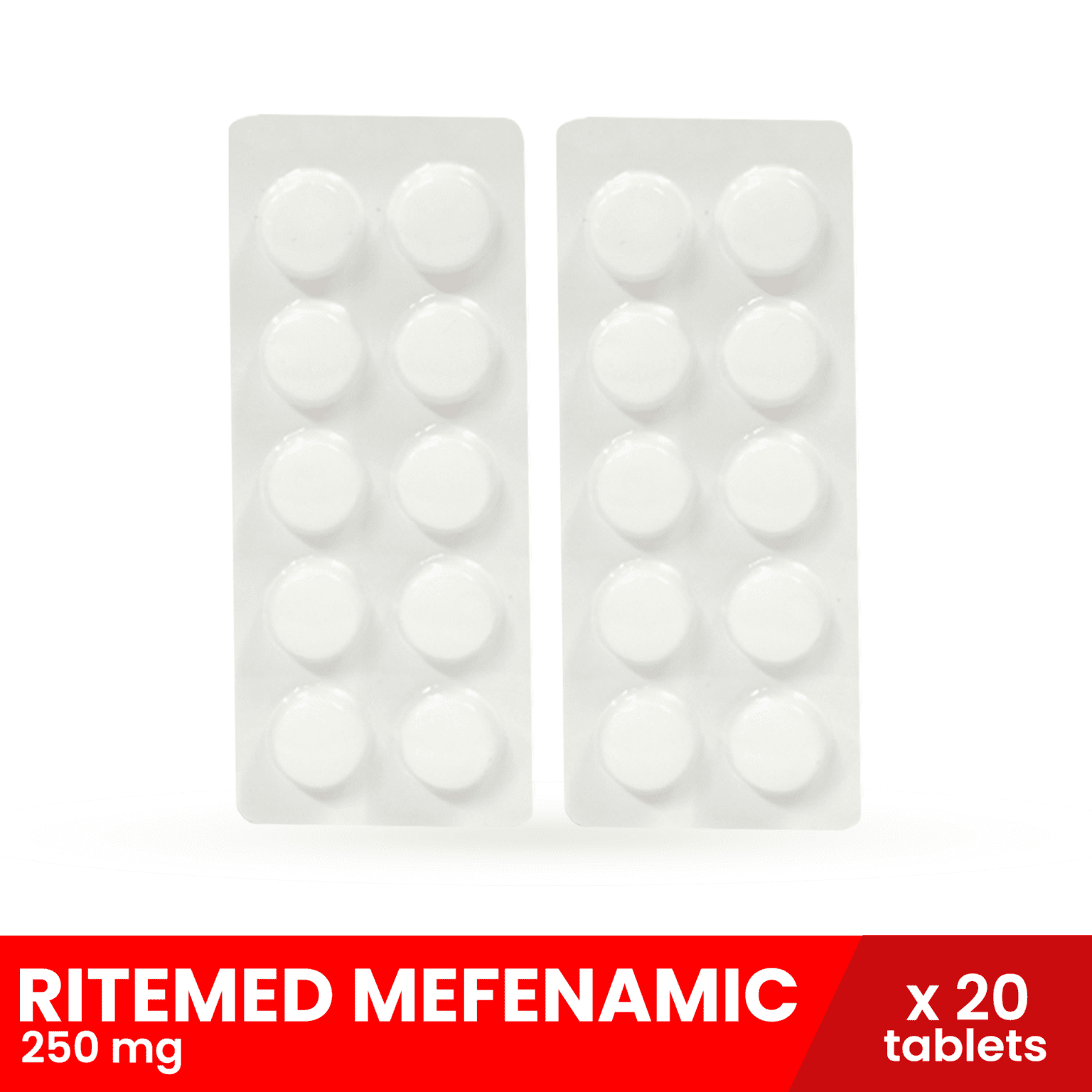 RITEMED Mefenamic 250mg X 20 Tablets Anti Inflammatory Biggrocer