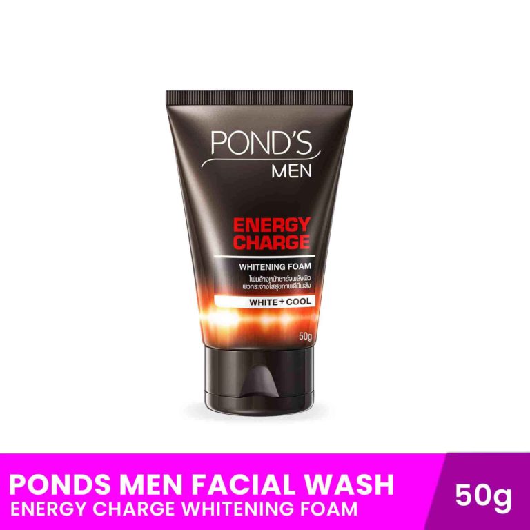 PONDS Men Facial Wash Energy Charge Whitening Foam 50g – Biggrocer