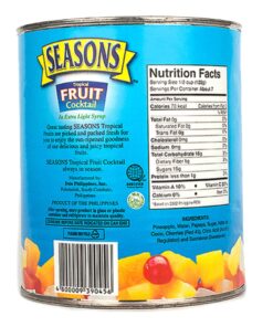 Alternative view of SEASONS Tropical Fruit Cocktail in Heavy Syrup 3.03kg