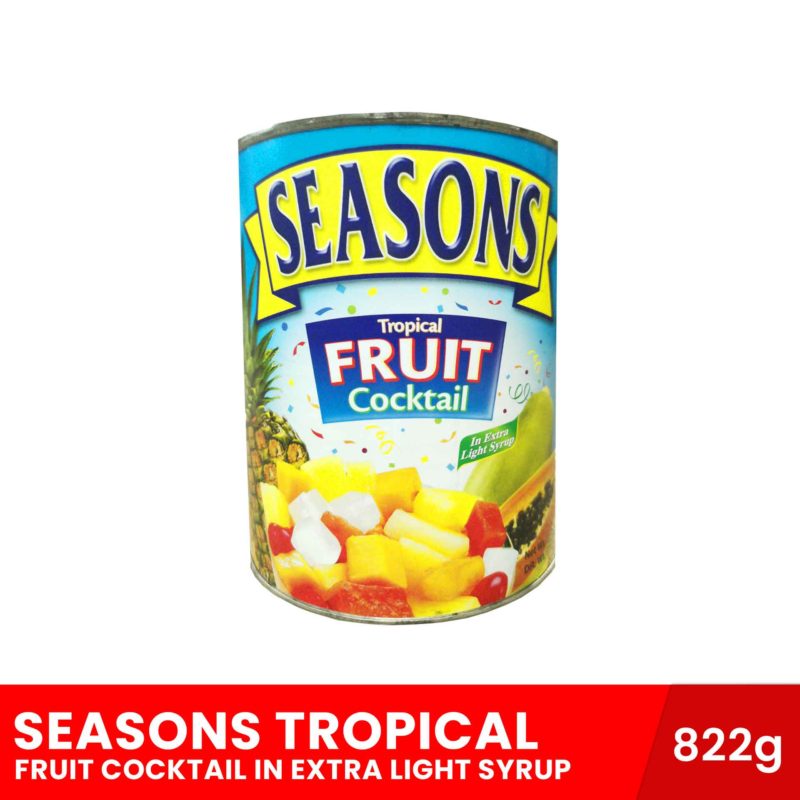 Seasons Tropical Fruit Cocktail In Heavy Syrup 822g Biggrocer