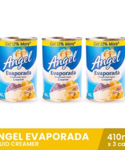 ANGEL Evaporada Evaporated Liquid Creamer 410ml x 3 cans