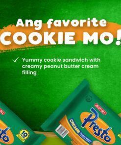 Alternative view of PRESTO Creams Peanut Butter Cookies 10s x 30g x 2 packs