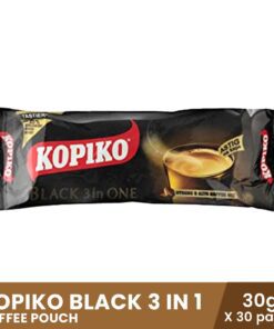 KOPIKO Black 3 in 1 Coffee Pouch (30 packs x 30g)