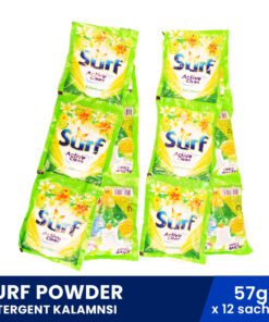 SURF Powder Detergent Kalamansi 57g x 12 pouches