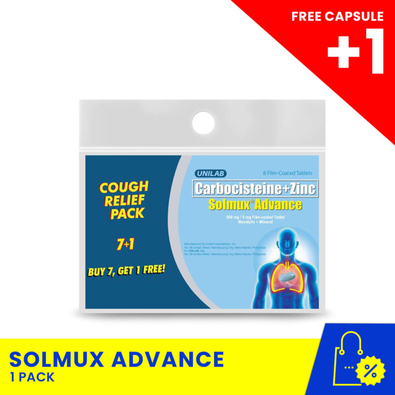 SOLMUX Advance 7+1 capsules (For Coughs, Colds & Flu) – Biggrocer