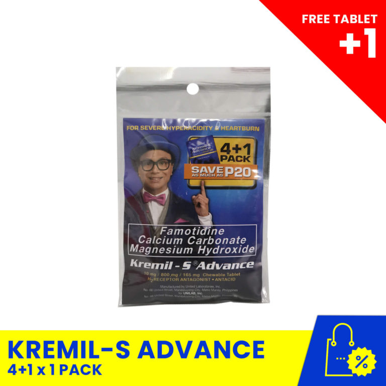 KREMILS Advance 4+1 Chewable Tablets (For hyperacidity & heartburn