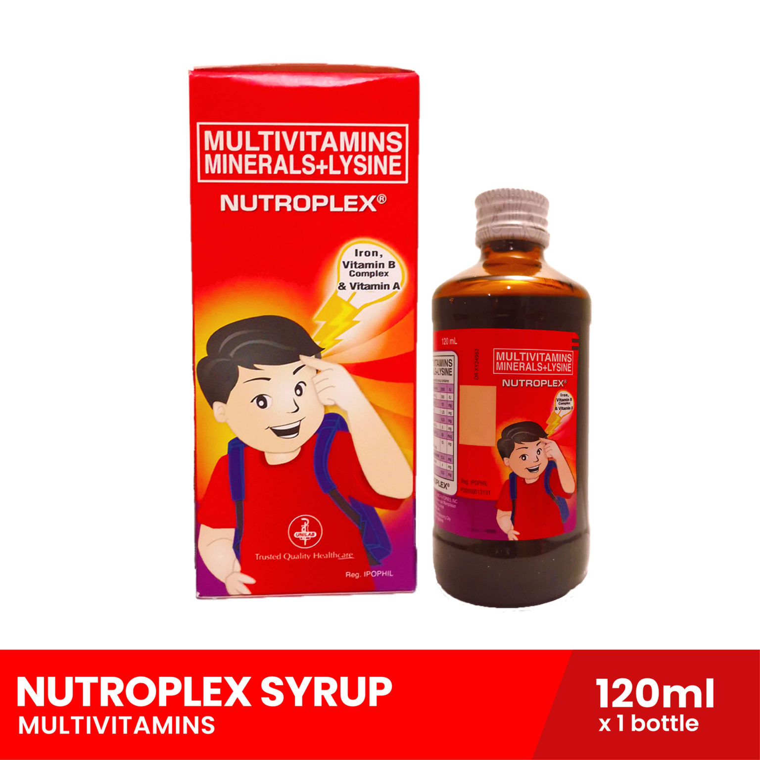 NUTROPLEX Multivitamins Syrup 120ml x 1 bottle Biggrocer