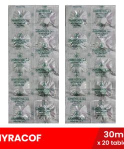 MYRACOF 30mg x 20 tablets (For Relief of Cough With Phlegm)