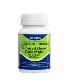 Alternative view of UNITED HOME CALACTATE Calcium Supplement 650mg x 1 bottle (Calcium Supplements for Pregnant and Lactating Moms)