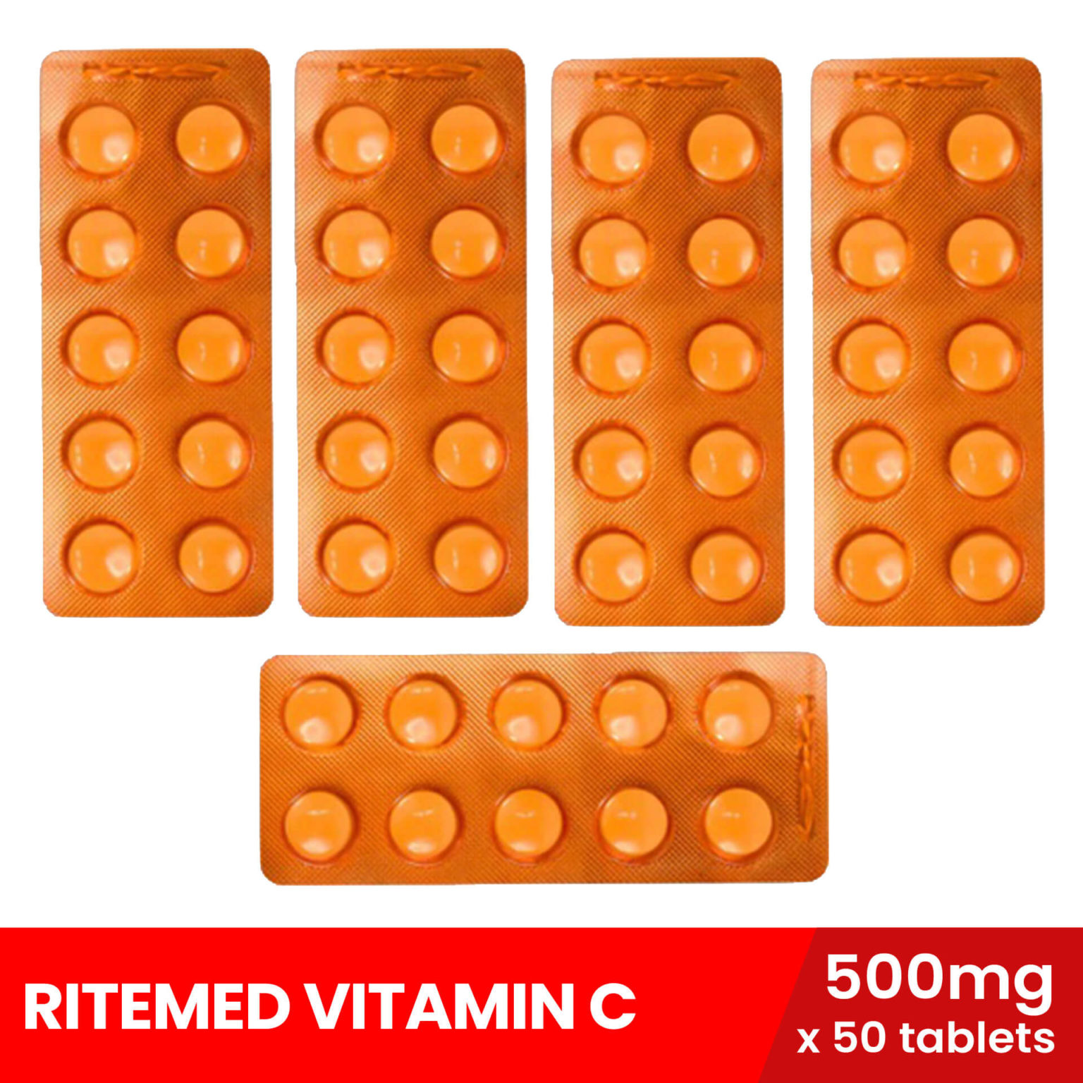 Ritemed Ascorbic Acid Tablets Mg X Tablets Vitamin C Biggrocer