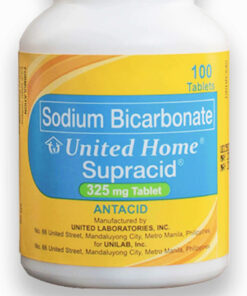 Alternative view of UNITED HOME Supracid Antacid 325mg x 1 bottle (For Relief of Hyperacidity and Heartburn)