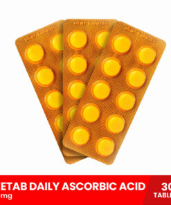 UNITED HOME CEETAB Daily Ascorbic Acid 500mg x 30 tablets (For Immunity)