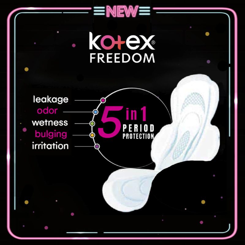 Kotex Freedom Ultrathin With Wings 23cm X 8 Pads X 2 Packs Biggrocer