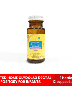 UNITED HOME Glydolax Rectal Suppository for Infants x 1 bottle (For the Treatment of Constipation)